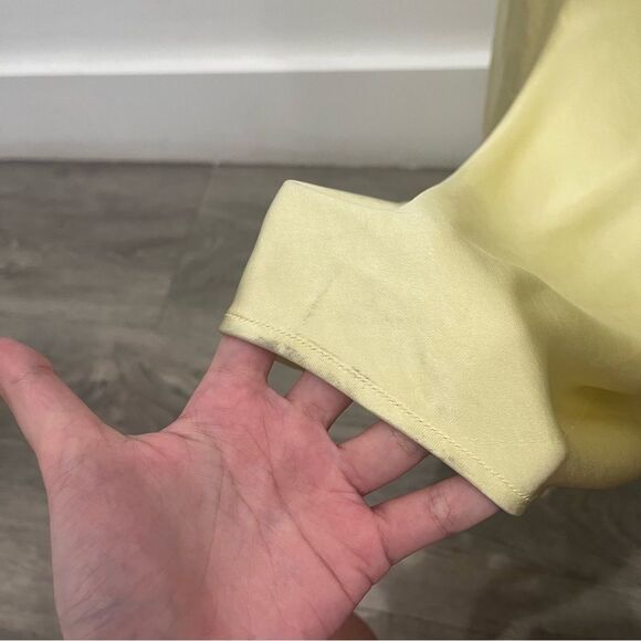 NWT Lovers and Friends Maxi Dress Alani Butter Yellow Gown Wedding Guest size M - Picture 8 of 8